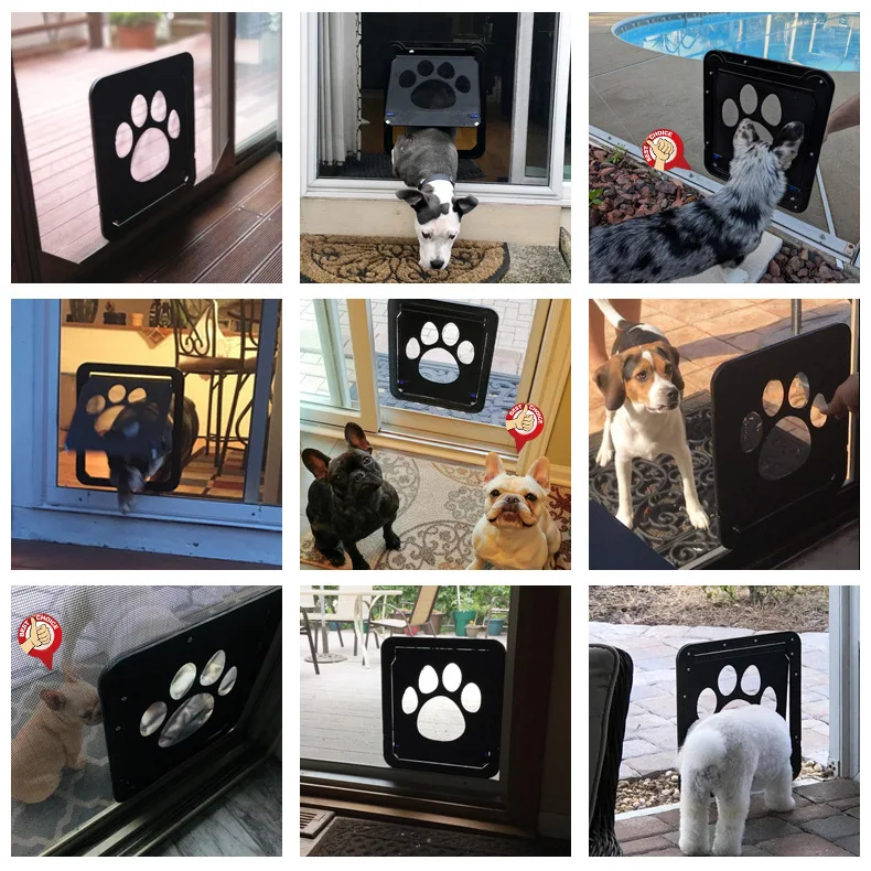 Porta Magnética para Cães e Gatos Pequenos com Fechadura 24x29 cm - Image 3