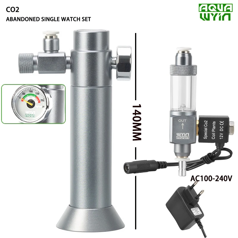 regulador de co2 para aquário com válvula solenoide
