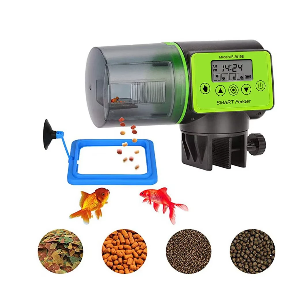 alimentador automático para aquário com temporizador