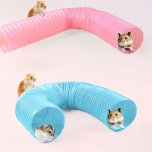 túnel retrátil para coelhos e hamsters