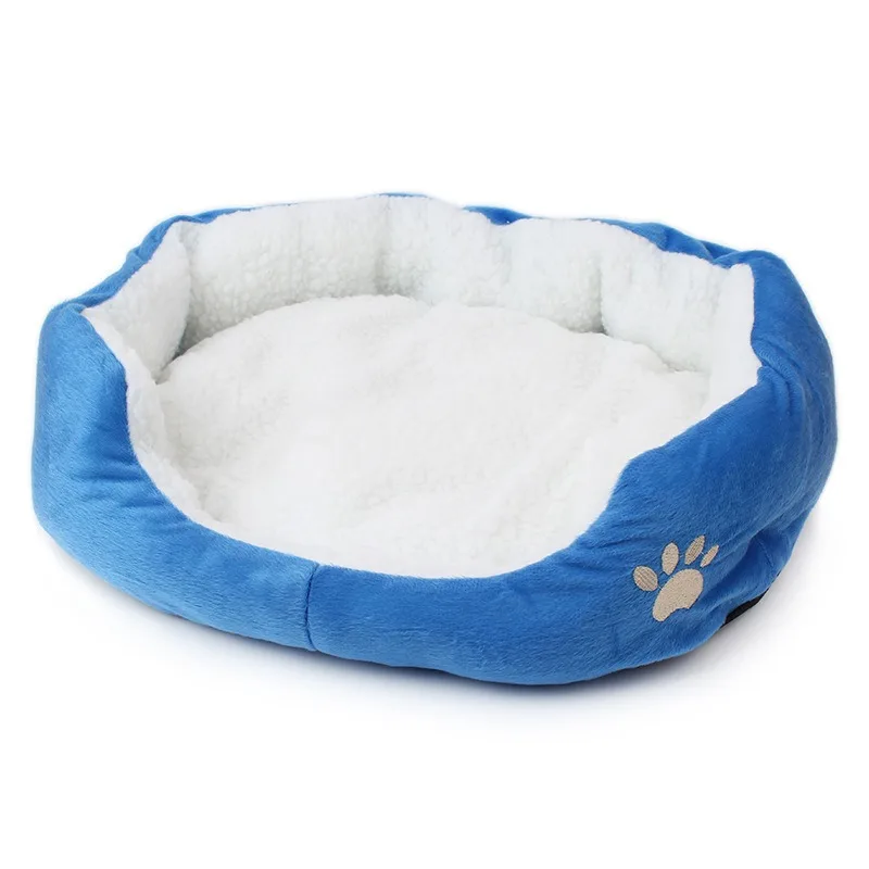 Cama de Pelúcia Sherpa para Cães e Gatos Branca Design Urso - Image 5