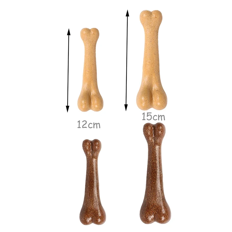 Brinquedo de Madeira para Cães com Formato de Osso para Mastigar - Imagem 6