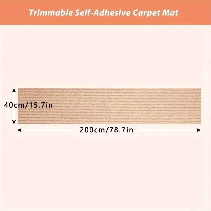 Tapete Arranhador para Gatos Autoadesivo 30x100 cm para Proteger Móveis - Imagem 6