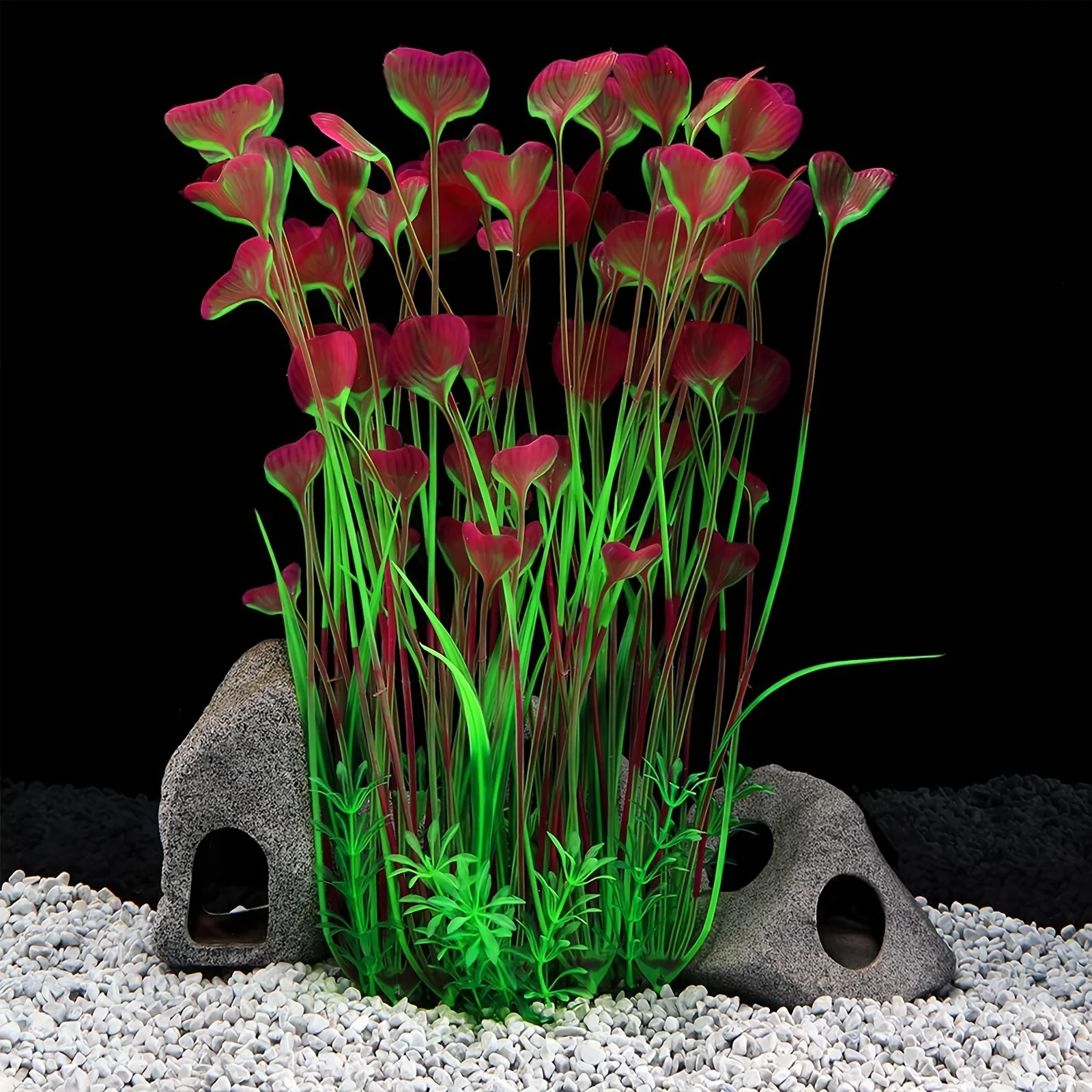 plantas artificiais para aquário