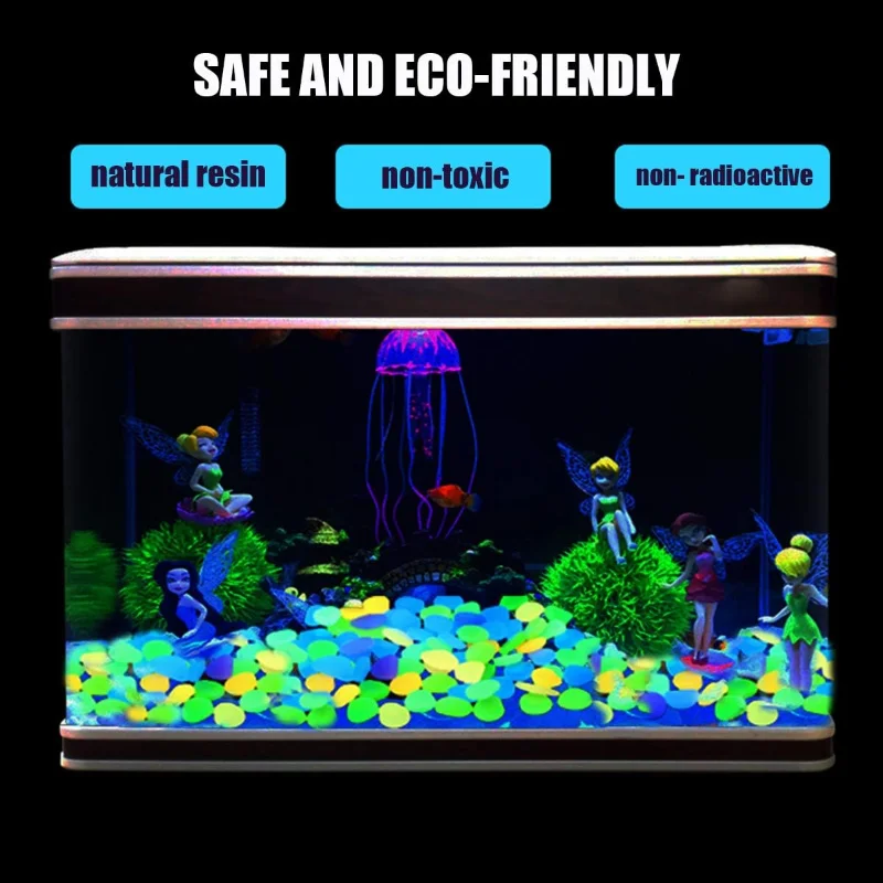 Pedras Luminosas para Aquário 1 cm com Pigmento Fotoluminescente - Imagem 3
