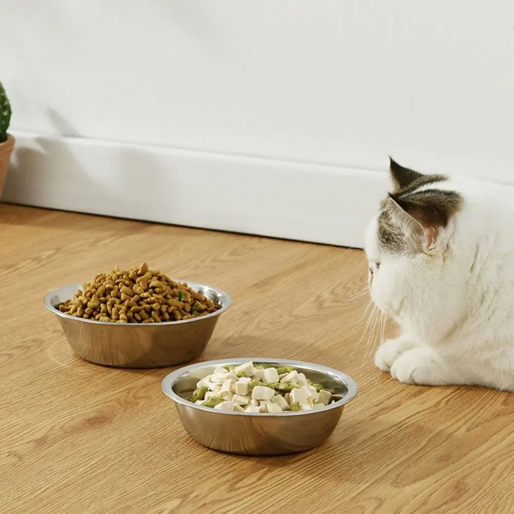 Tigela de Água e Comida para Cães e Gatos de Aço Inoxidável Durável - Imagem 5