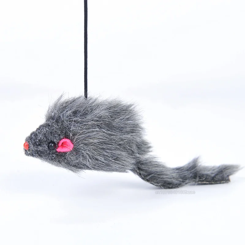 Brinquedo para Gatos Rato de Pelúcia com Clipe para Porta - Image 6