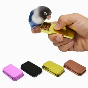 jarra de comida portátil para pássaros