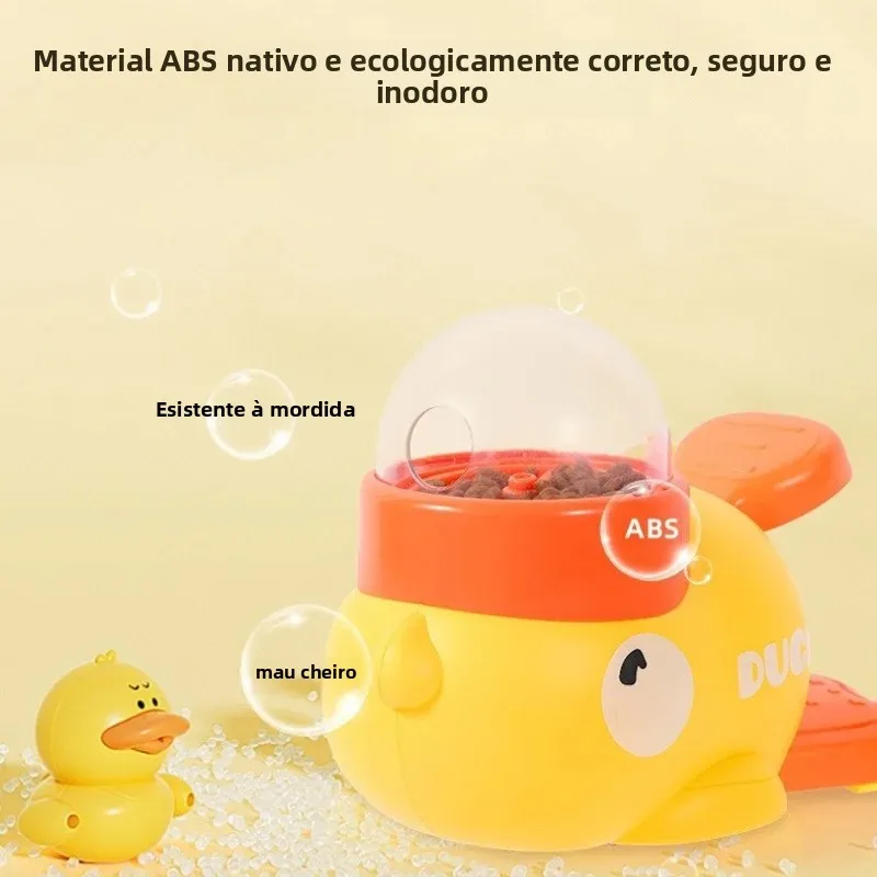 Comedouro Interativo para Cães Antiderrapante Desenho de Pato - Imagem 3