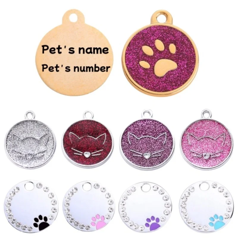 etiqueta de identificação para cães e gatos