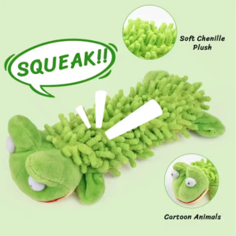 Brinquedo de Pelúcia para Cães Pequenos Forma Animal Durável - Imagem 5