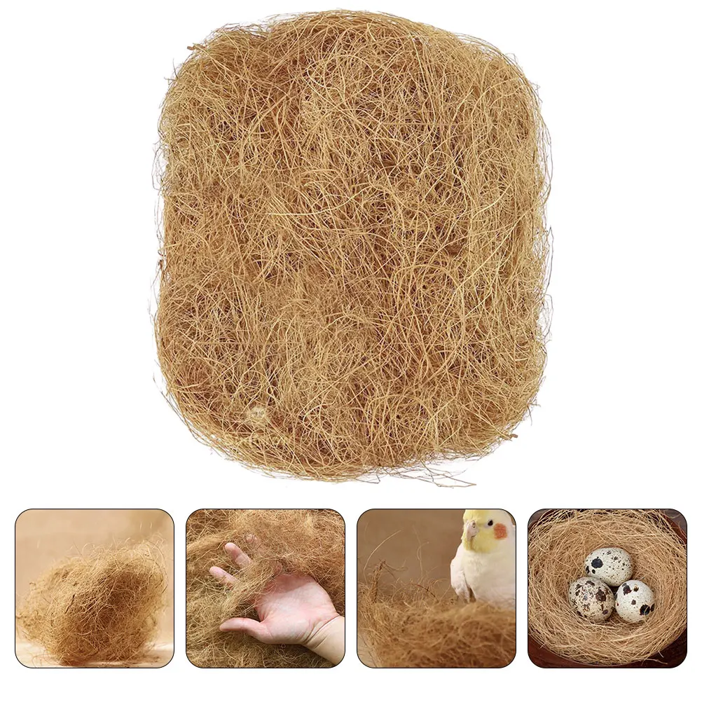 Fibra de Coco para Ninho de Pássaros Natural e Reutilizável - Imagem 6
