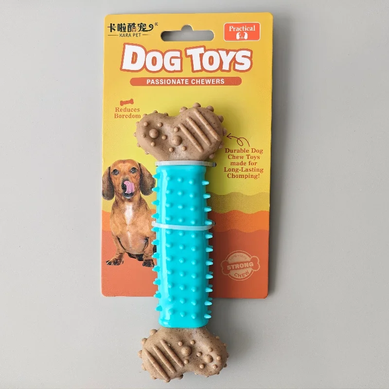 Brinquedo de Mastigar para Cães em TPR Formato de Osso 12,5 cm - Imagem 2
