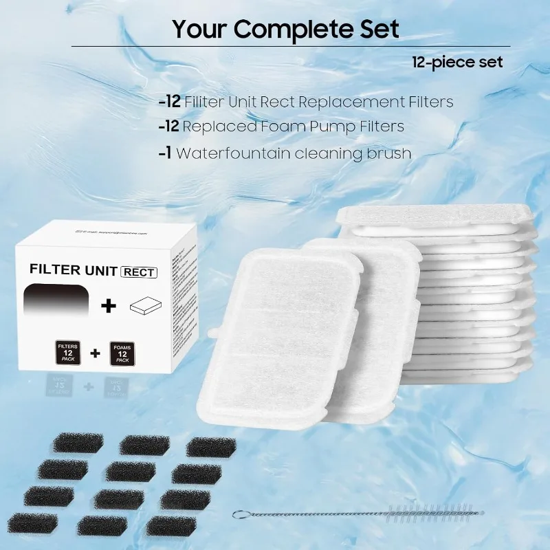 Filtros e Espumas para Fonte Eversweet MAX 105 fl oz/3L com 12 Unidades - Image 5