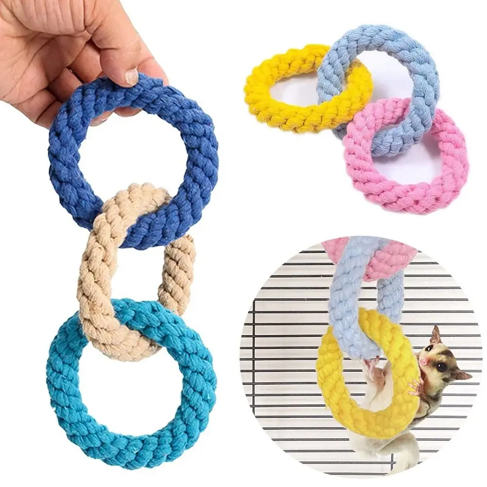 Brinquedo de Escalada para Hamster de Corda de Algodão para Gaiola - Imagem 3