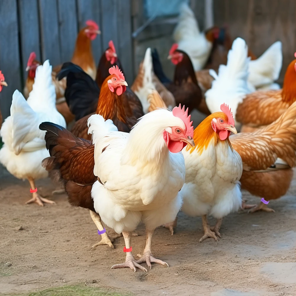 Anéis de Identificação para Aves 16mm 60 Peças com Fecho Clip-on - Imagem 6