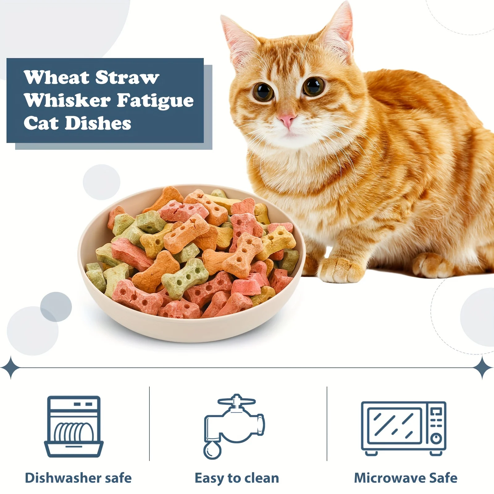 Kit 4 Tigelas para Gatos Rasas Coloridas Antiderrapantes - Imagem 4