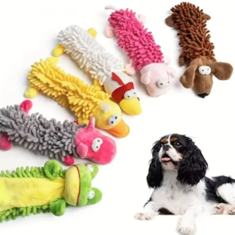 Brinquedo de Pelúcia para Cães Pequenos Forma Animal Durável - Imagem 6