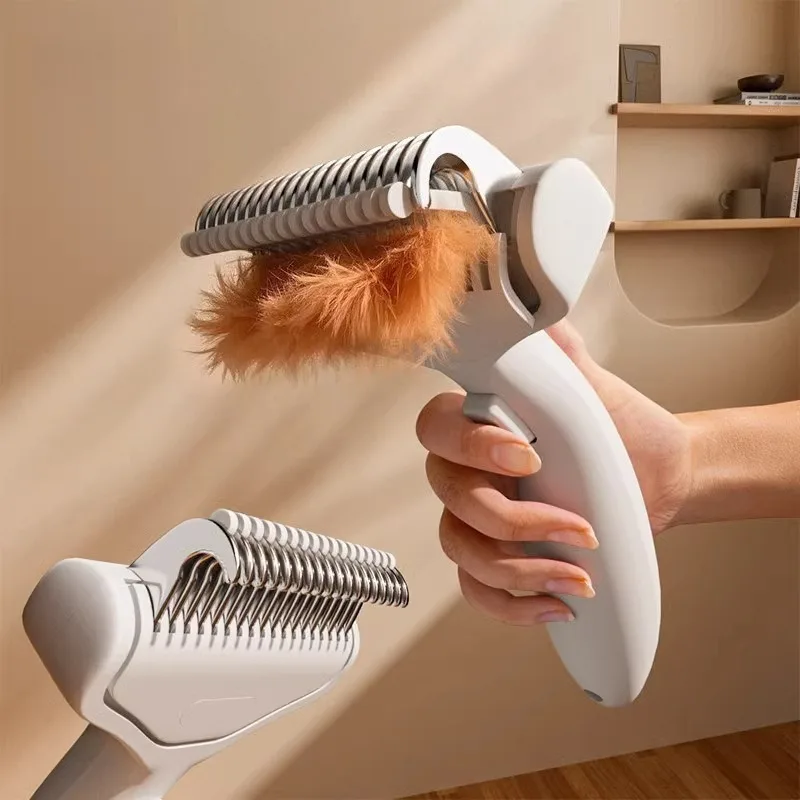 escova para cães e gatos pelos longos
