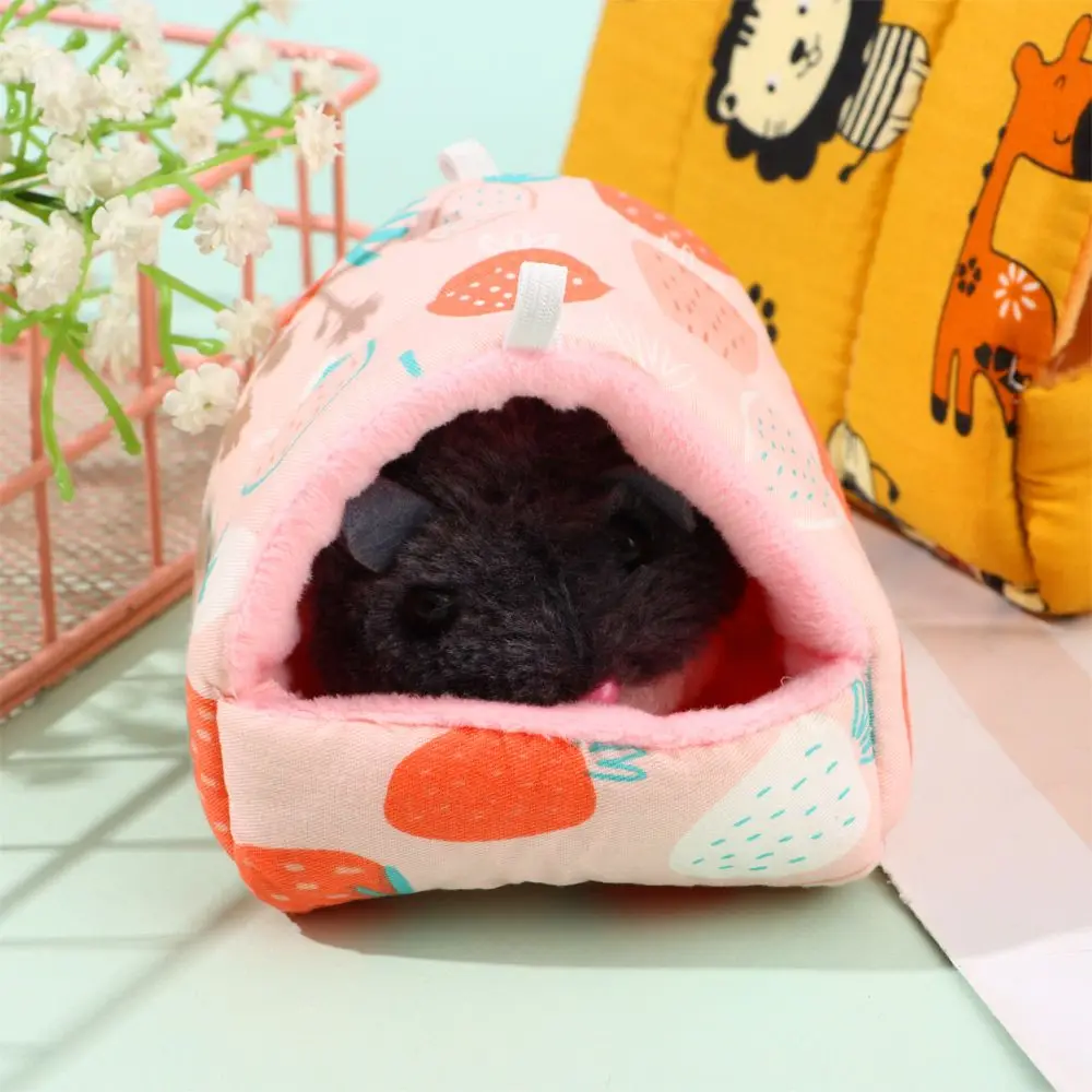 Cama Suspensa para Hamster de Flanela com Gancho para Gaiola - Imagem 6