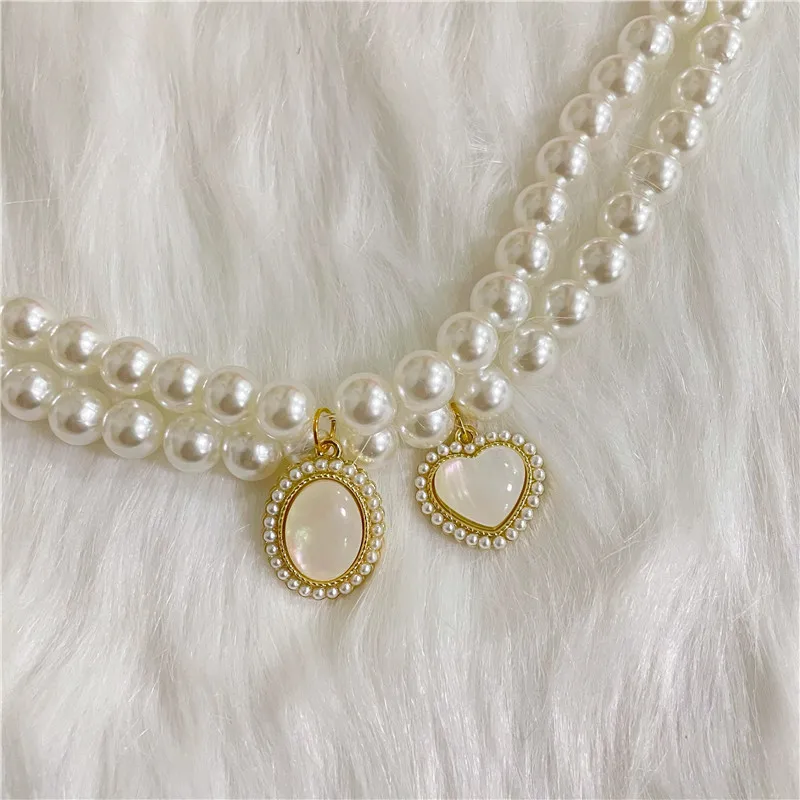 Coleira Pérola para Cães e Gatos de 20-25 cm com Strass - Imagem 4