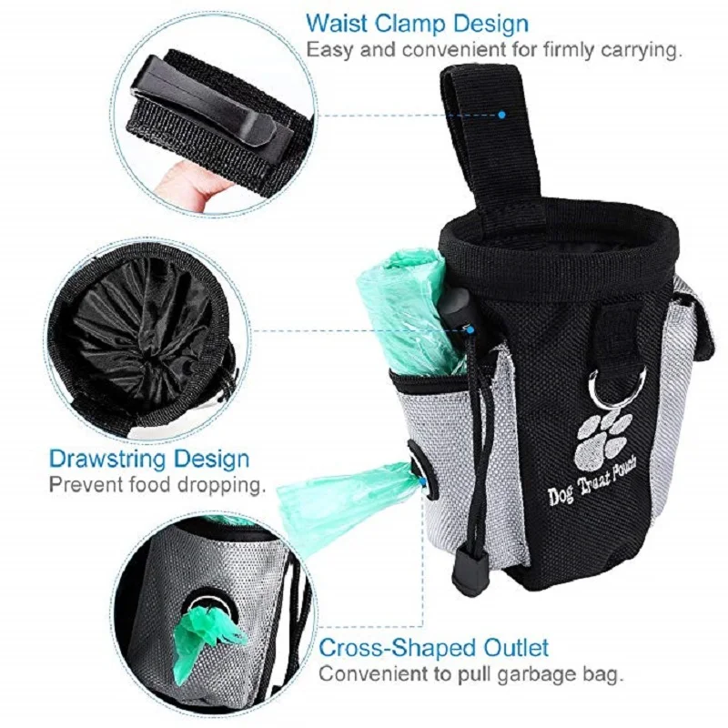 Bolsa de Petiscos para Cães com Suporte para Sacos de Lixo - Imagem 2