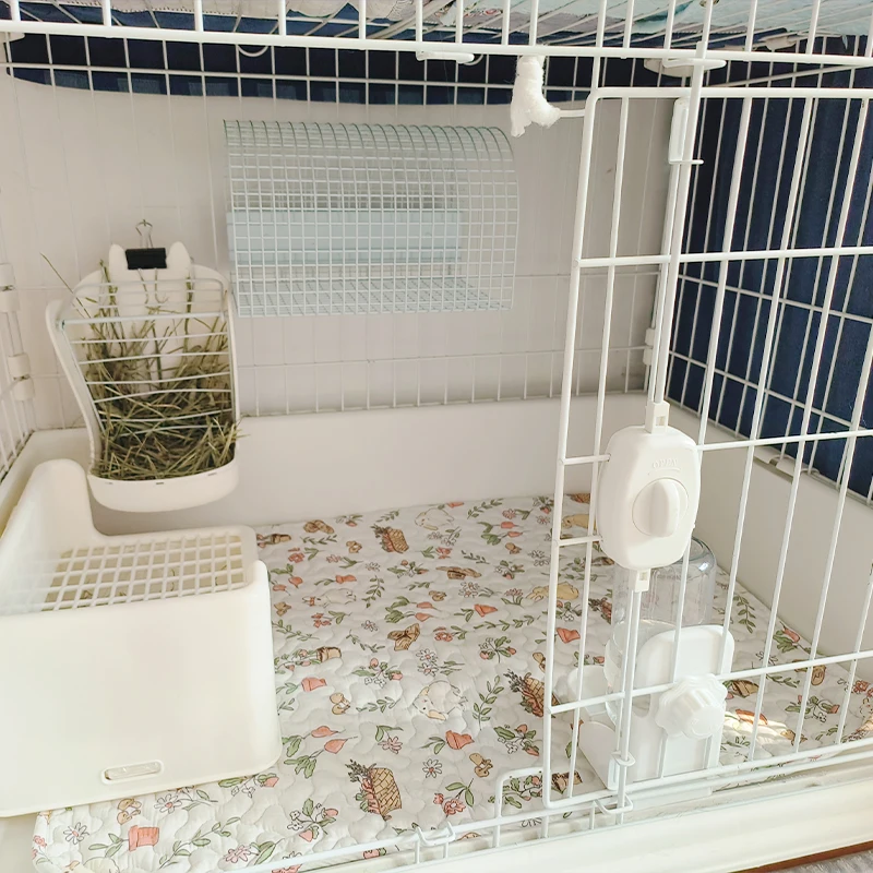 Tapete para Coelhos e Gatos de Algodão 50x70 cm para Gaiola - Imagem 2