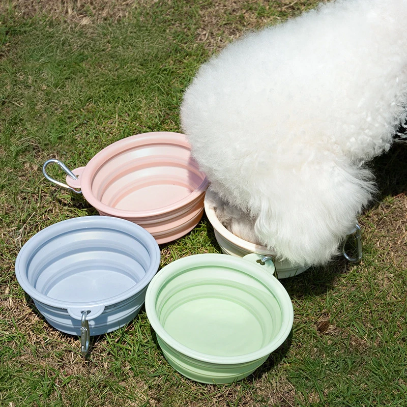 Tigela Dobrável para Cães e Gatos de Silicone para Viagem - Imagem 3