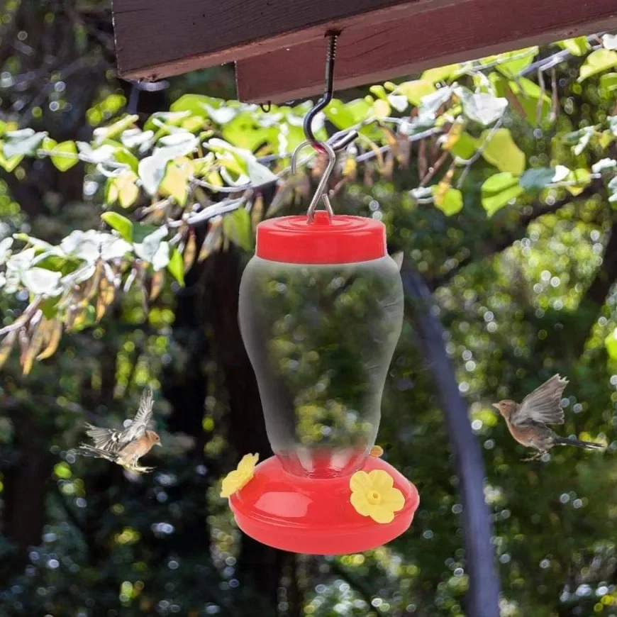 Alimentador de Pássaros 480 ml com Gancho para Jardim - Imagem 2