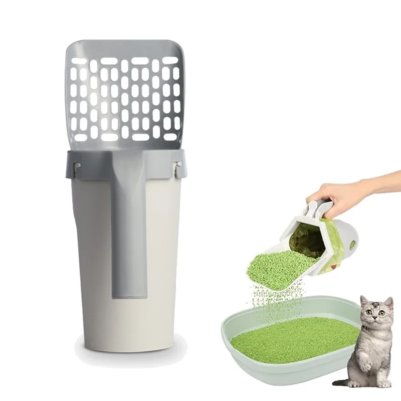 Pá para Areia Sanitária de Gatos Domésticos Leve e Fácil de Usar - Image 3