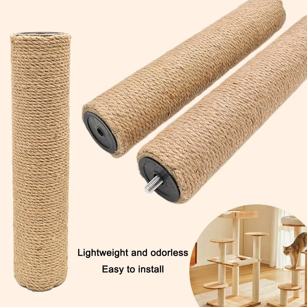 Poste Arranhador para Gatos de Sisal 8 cm Diâmetro Montagem M8 - Image 5