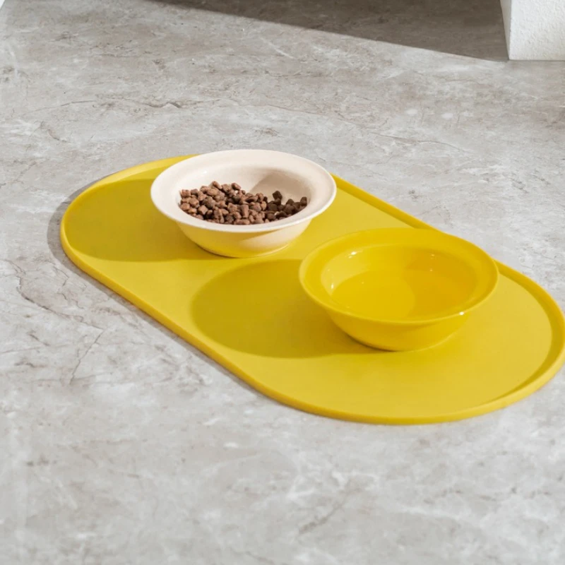Tapete para Comedouro de Cães e Gatos Antiderrapante Impermeável - Imagem 6