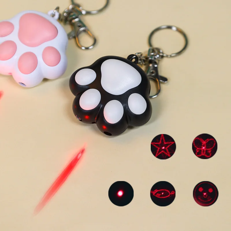 Brinquedo Laser para Gatos Recarregável USB com Padrões Ajustáveis - Imagem 3