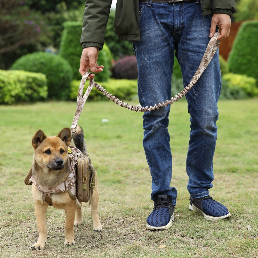 Trela Tática para Cães Médios e Pequenos com 2 Alças de Controle - Imagem 2