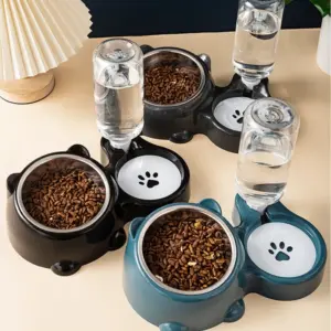 comedouro e bebedouro automático para cães e gatos