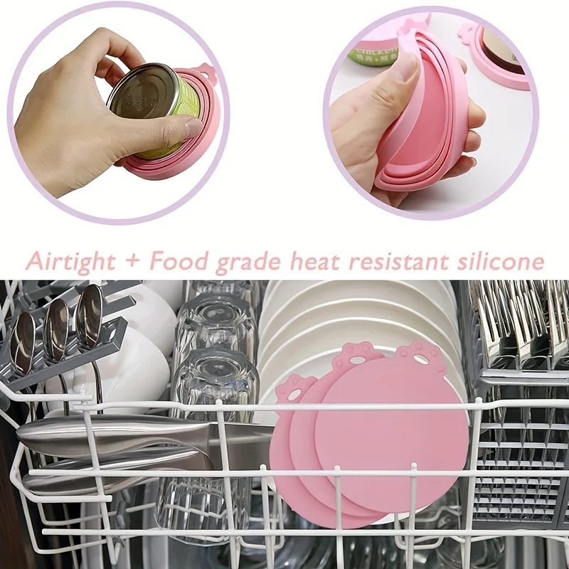Kit Tampas e Colher para Latas de Ração com Abridor Integrado - Imagem 3