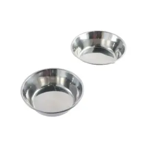tigela de aço inoxidável para cães e gatos