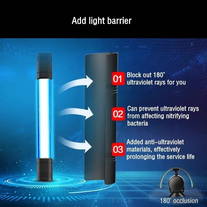 Lâmpada UV Submersível para Aquário 3 a 14 W com Abajur Protetor - Imagem 3