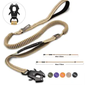 coleira tática bungee para cães grandes