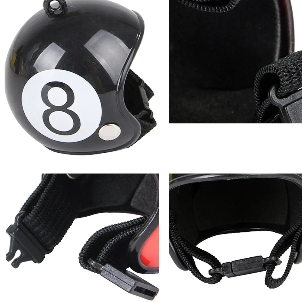 Capacete de Plástico para Pássaros 4x4,5 cm com Elástico Ajustável - Imagem 4