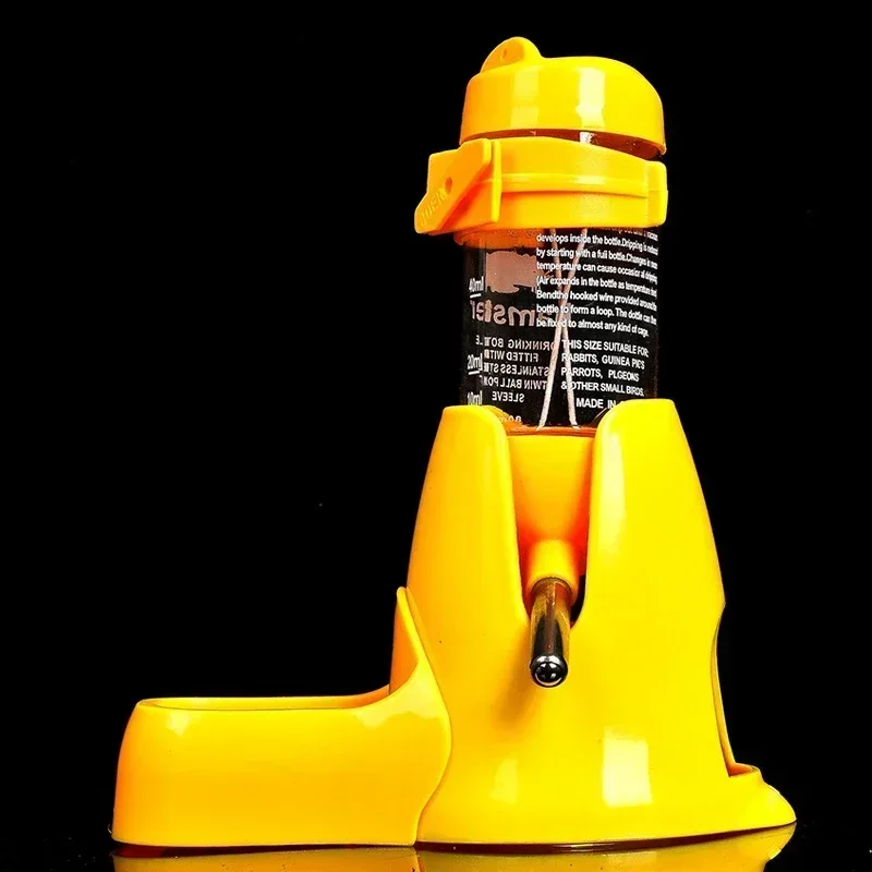 Alimentador de Água para Hamster com Recipiente de Comida Cáqui Escuro - Imagem 4