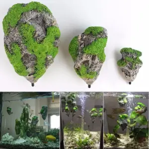 rocha flutuante para aquário de pedras pomes