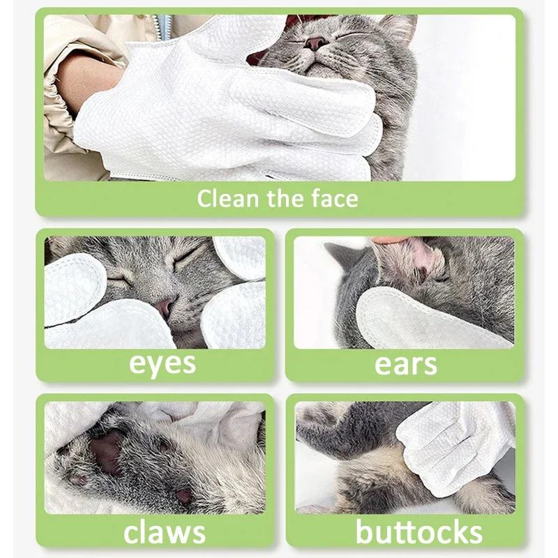 Luvas de Limpeza para Pets 6 Unidades Sem Enxágue - Imagem 6