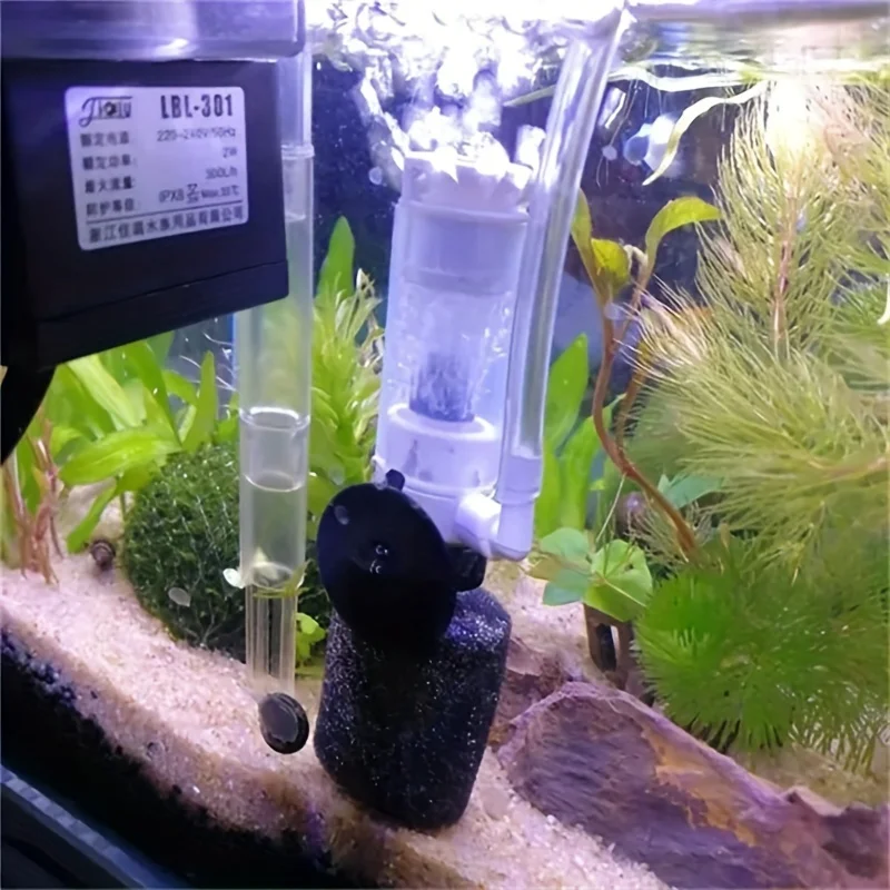 Mini Filtro de Bomba de Ar de Aquário Purificador Interno Multicamadas - Imagem 5