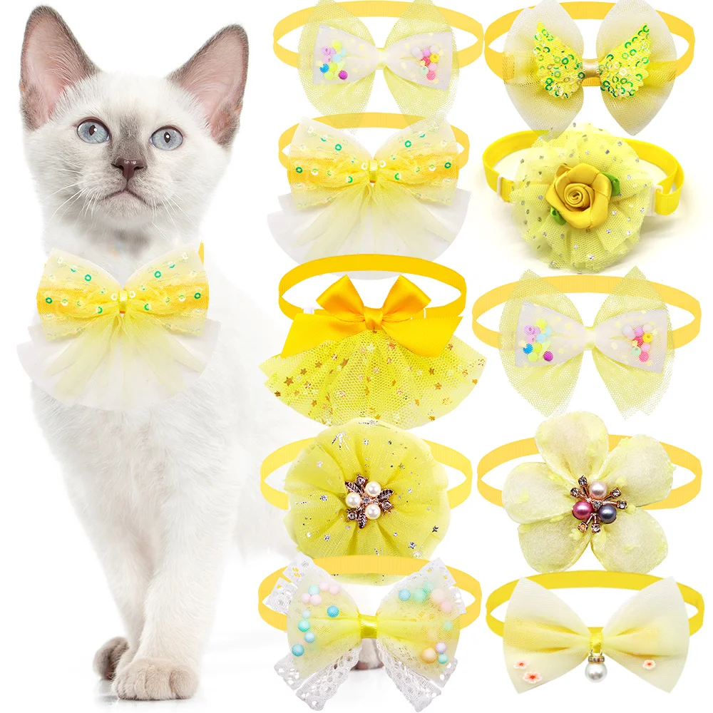 Gravata de Renda para Cães e Gatos, 10 Peças Ajustáveis - Imagem 5
