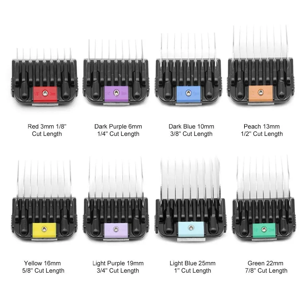 Kit de Pentes Guia para Tosquiadeira de Cães com 8 Tamanhos - Imagem 3