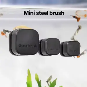 escova magnética para aquário pequeno