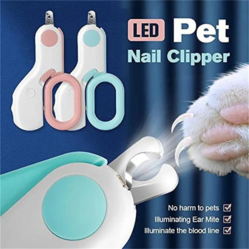 Cortador de Unhas para Cães e Gatos com Luz LED Integrada - Imagem 2