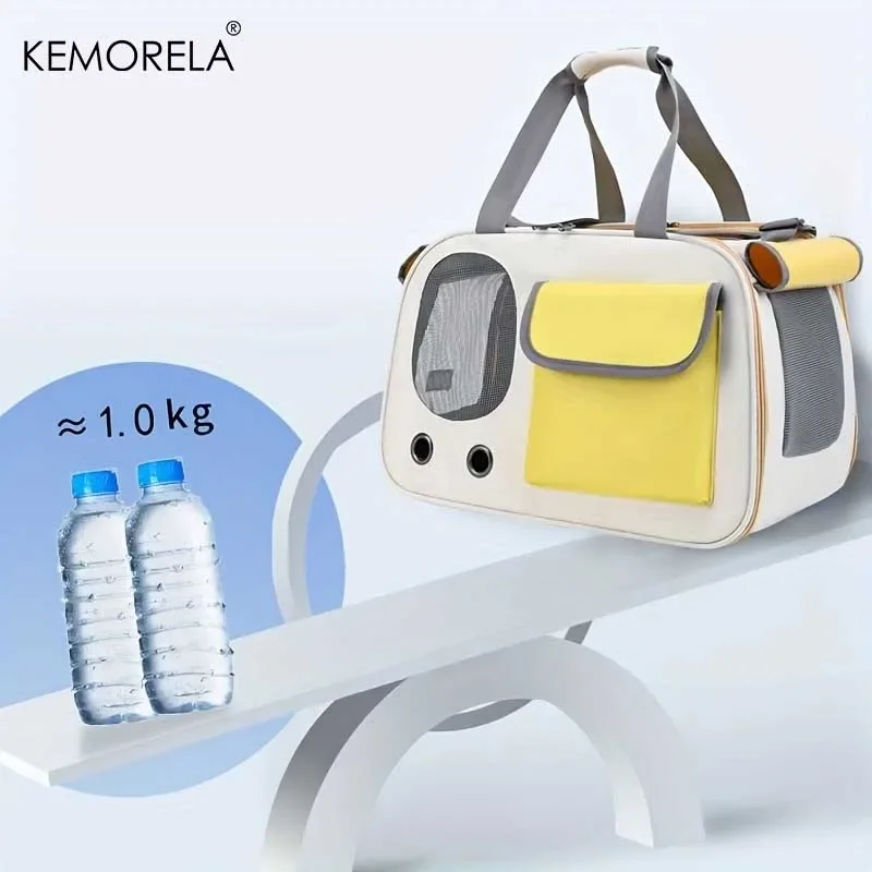 Bolsa de Transporte para Cães e Gatos Pequenos Portátil para Viagem - Imagem 3