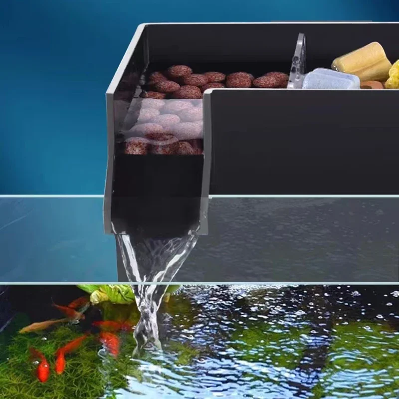 Caixa de Filtro Externo para Aquário Pequeno de Acrílico - Imagem 4
